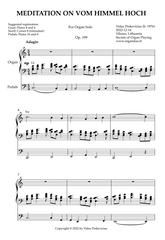 Meditation on Vom Himmel hoch, Op. 199 (Organ Solo) by Vidas Pinkevicius