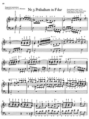Prelude in F Major by Georg Böhm with fingering
