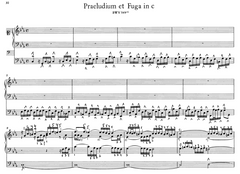 Prelude and Fugue in C minor, BWV 549 by Bach