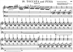 Toccata in F Major, BuxWV 157 by Dieterich Buxtehude  with Fingering and Pedaling