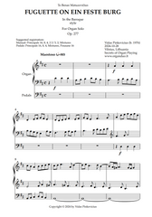 Fuguette on Ein feste Burg, Op. 277 (Organ Solo) by Vidas Pinkevicius (2024)