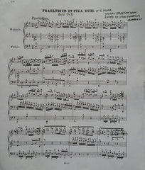 E Minor Prelude and Fugue, BWV 548 "the Wedge" by J.S. Bach