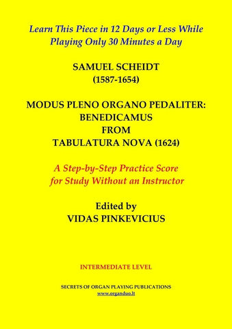 Practice Guide of Benedicamus by Samuel Scheidt