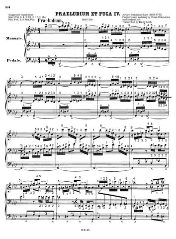 Prelude and Fugue in F Minor, BWV 534 by J.S. Bach