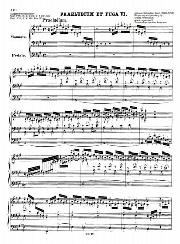 Prelude and Fugue in A Major, BWV 536 by J.S. Bach