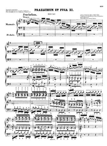 Prelude and Fugue in G Major, BWV 541 by J.S. Bach
