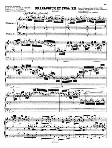 Fantasia and Fugue in G Minor, BWV 542 by J.S. Bach
