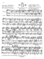 BWV 574 with Fingering and Pedaling