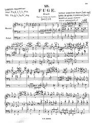 BWV 579 with fingering and pedaling