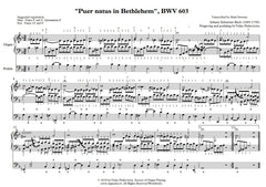 Puer natus in Bethlehem, BWV 603 by J.S. Bach