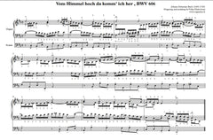 Vom Himmel hoch, da komm' ich her, BWV 606 by J.S. Bach
