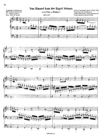 Vom Himmel kam der Engel Schaar, BWV 607 by J.S. Bach