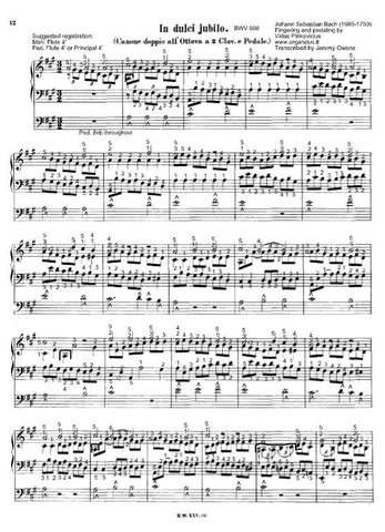 In dulci Jubilo, BWV 608 by J.S. Bach