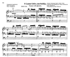 O Lamm Gottes, unschuldig, BWV 618 by J.S. Bach