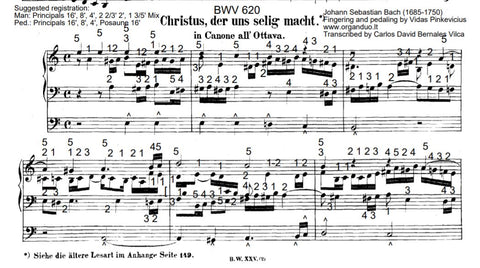 Christus, der uns selig macht, BWV 620 by J.S. Bach