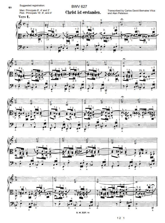 Christ ist erstanden, BWV 627 by J.S. Bach