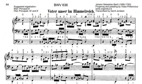 Vater unser im Himmelreich, BWV 636 by J.S. Bach
