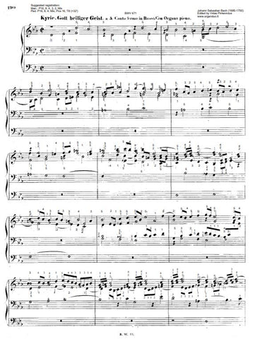 Kyrie, Gott Heiliger Geist, BWV 671