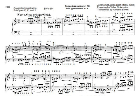 Kyrie, Gott Heiliger Geist, BWV 674 by J.S. Bach