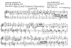 Fantasia Chromatica by Sweelinck with fingering