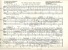 6 Short Trios, Canons, Trio and Prelude Funebre by Jacques-Nicolas Lemmens with Fingering and Pedaling