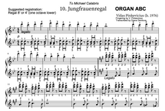 Jungfrauenregal from Organ ABC by Vidas Pinkevicius (2020)