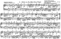 Allein zu dir and An Wasserflussen Babylon by Friedrich Wilhelm Zachow