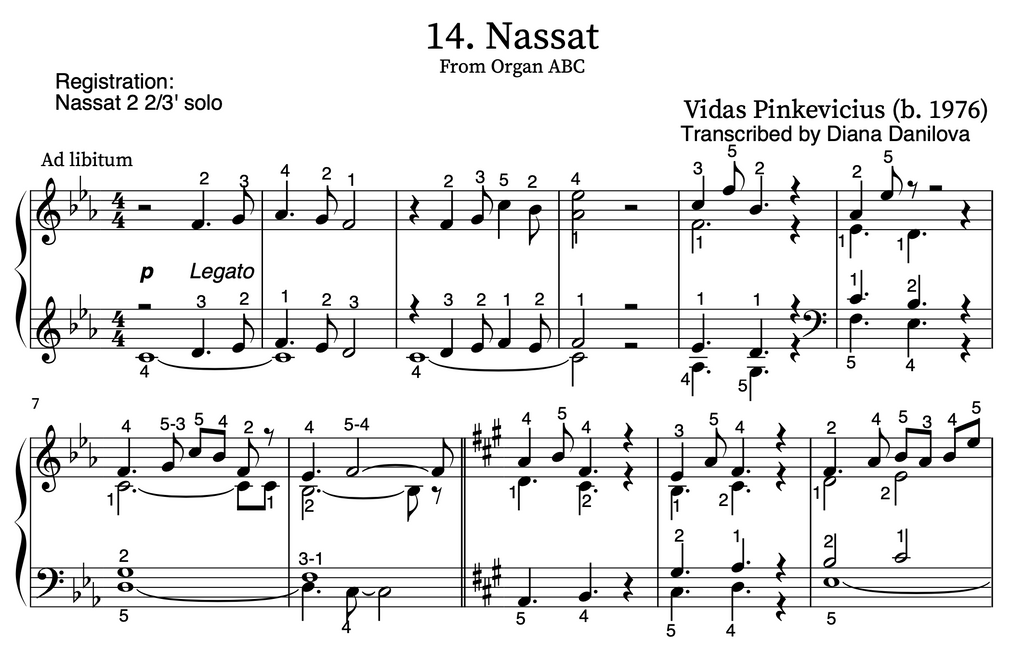 Nassat from Organ ABC by Vidas Pinkevicius (2020)