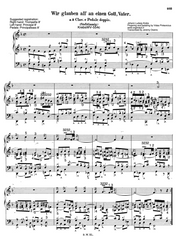 Wir glauben all an einen Gott by Johann Ludwig Krebs with fingering and pedaling