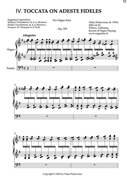 Adeste fideles Suite (Organ Solo) by Vidas Pinkevicius